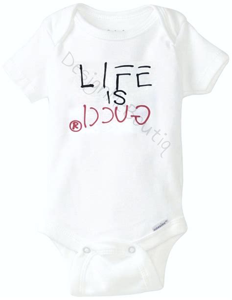 gucci bambini outlet|life is gucci baby onesie.